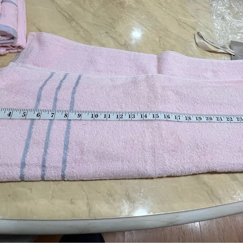 Dream Catcher Pink and Gray Towel Set of 4